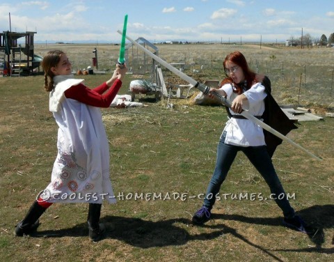 Unusual Homemade Leia Star Wars Costume - Cloud City Bespin Costume