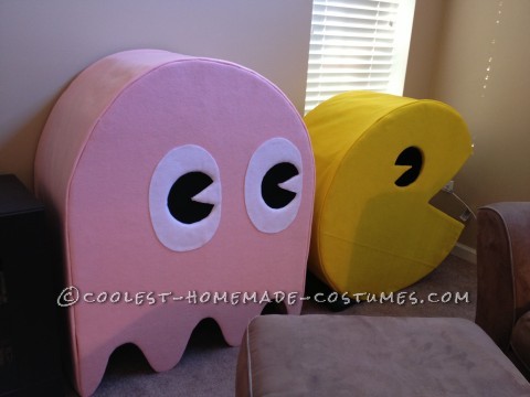 Quick and Easy Pac-Man and Pinkie Couple's Costume