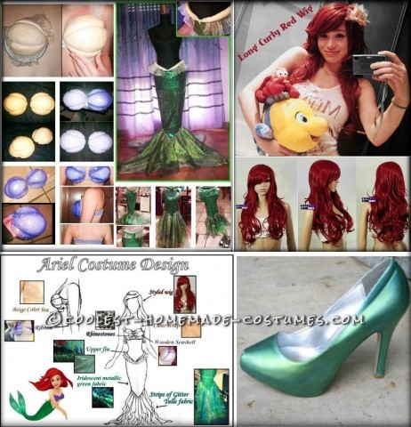 Coolest Ariel the Little Mermaid Halloween Costume