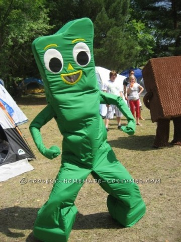 Coolest Homemade Gumby Halloween Costume