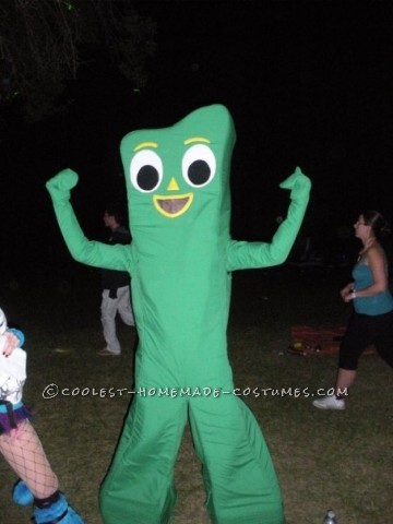 Coolest Homemade Gumby Halloween Costume