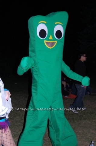 Coolest Homemade Gumby Halloween Costume