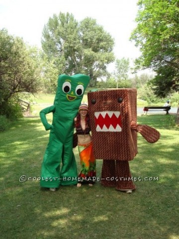 Coolest Homemade Gumby Halloween Costume