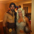 Awesome Couples Halloween Costume: Daenerys Targaryen and Khal Drogo