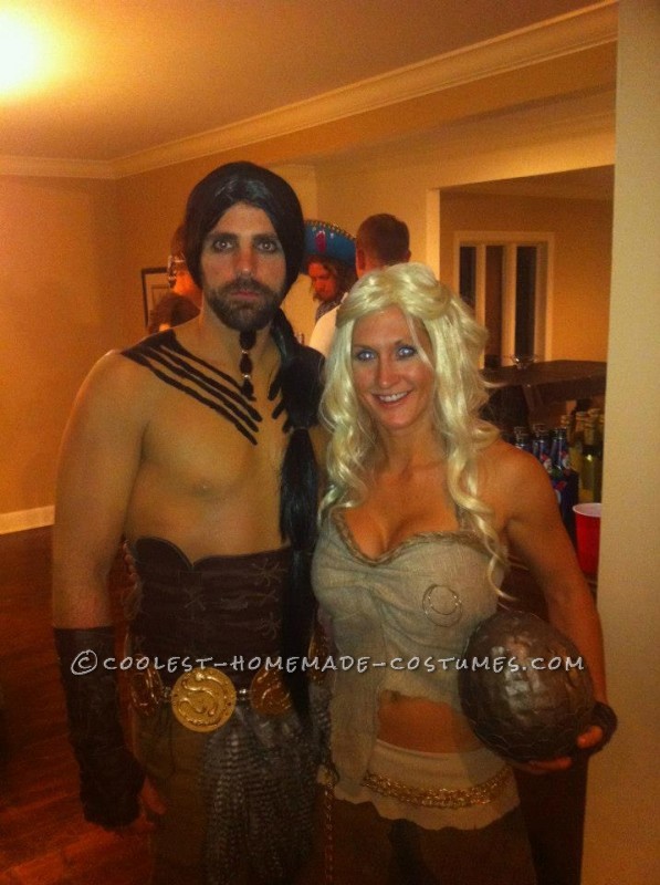 Awesome Couples Halloween Costume: Daenerys Targaryen and Khal Drogo