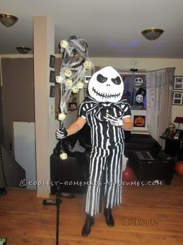 Homemade Jack Skellington and Sally Halloween Couples Costume