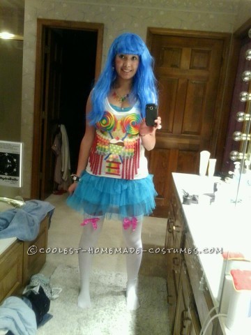 Blue wig katy perry top