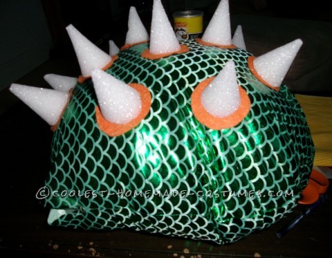 Homemade Kids Bowser Costume