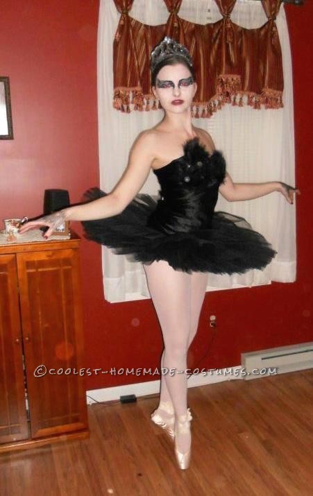Homemade Black Swan Halloween Costume