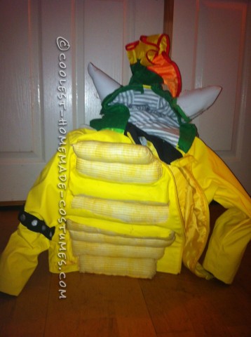 Homemade Kids Bowser Costume