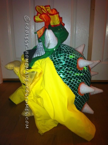 Homemade Kids Bowser Costume