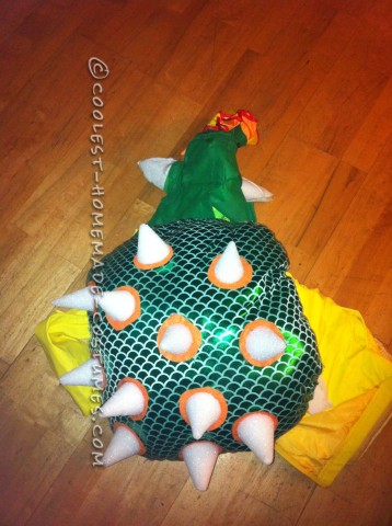 Homemade Kids Bowser Costume