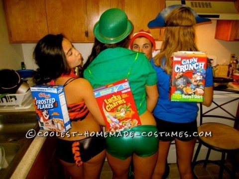 Sexy Cereal Box Characters Group Costume