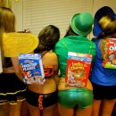 Sexy Cereal Box Characters Group Costume