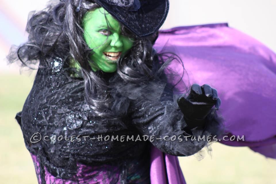 Cooelst Homemade Elphaba Wicked Witch of the West Costume