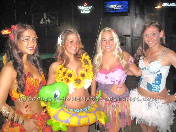 Four Seasons Girls Group Halloween Costume