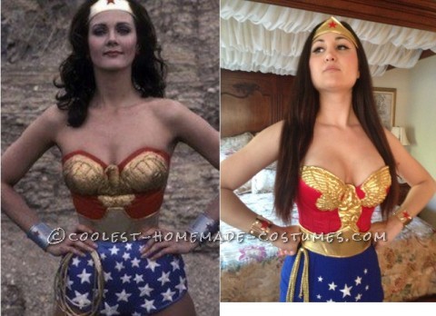 Great Homemade Wonder Woman Costume