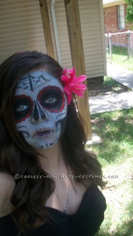 Boredom Kills - Homemade Girl Dia de los Muertos Halloween Costume