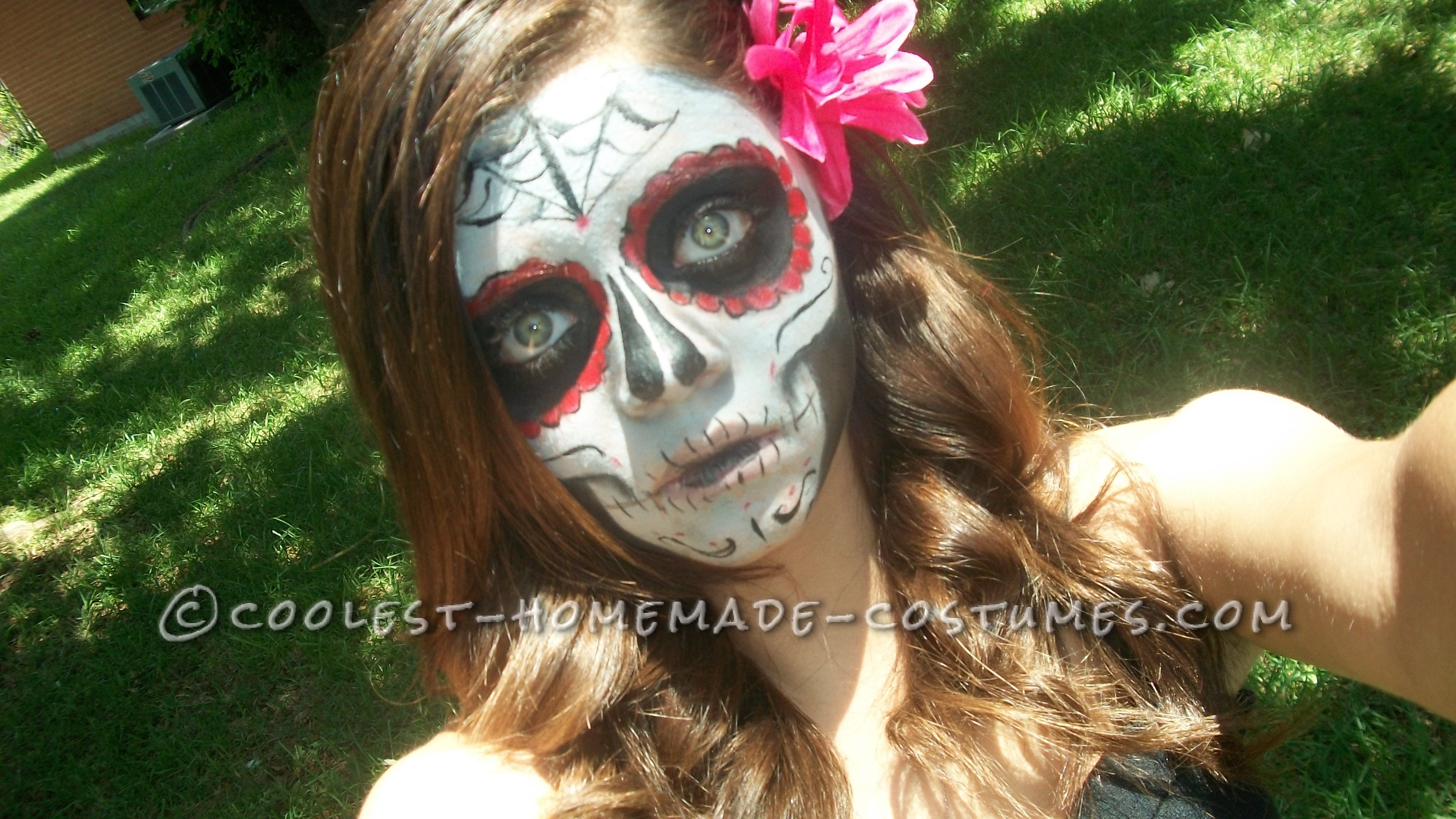 Boredom Kills - Homemade Girl Dia de los Muertos Halloween Costume