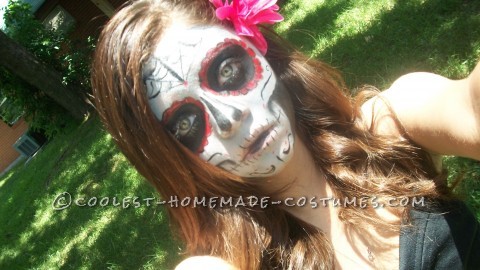 Boredom Kills - Homemade Girl Dia de los Muertos Halloween Costume