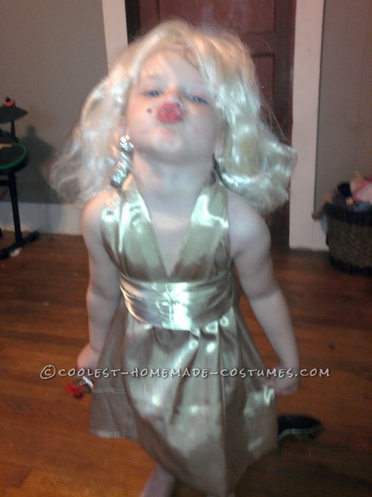 Cutest Little Marilyn Monroe Costume - Won Three Costume Contests!