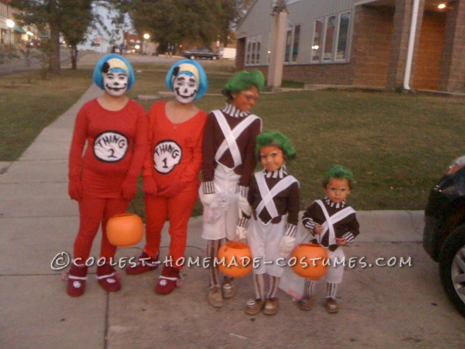 Easy Oompa Loompa Group Halloween Costumes