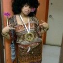Cool Last-Minute Afro Hippie Costume