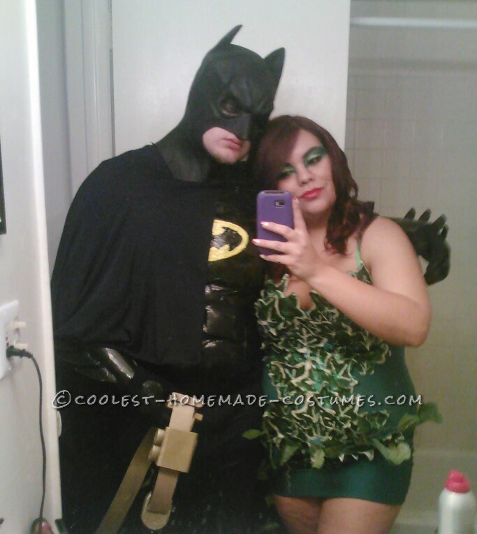 Coolest Homemade Batman, Poison Ivy and Little Robin Family Costume