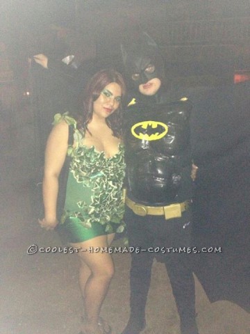 Coolest Homemade Batman, Poison Ivy and Little Robin Family Costume