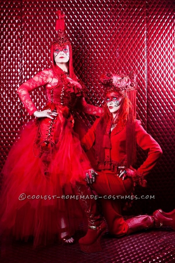 Crimson Contessa and the Pony Couple Costume