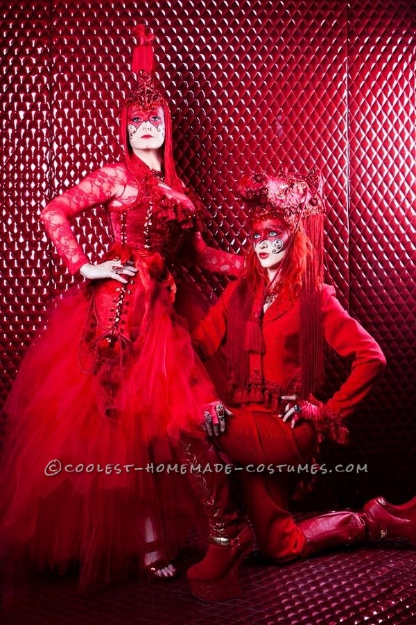 Crimson Contessa and the Pony Couple Costume