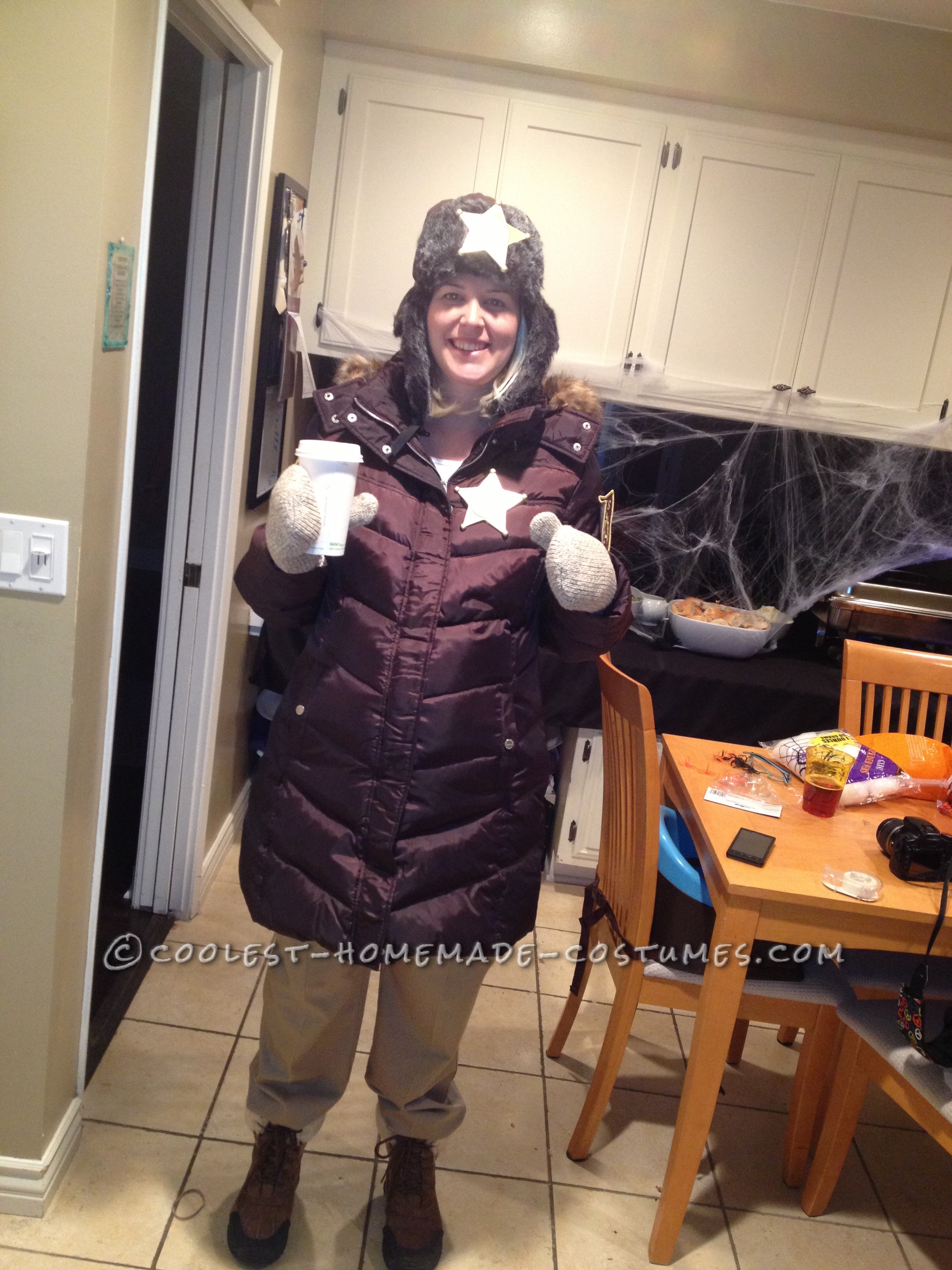 Homemade Fargo's Pregnant Marge Gunderson Halloween Costume