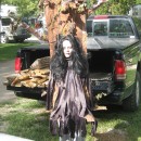 Homemade Hanging Witch Costume