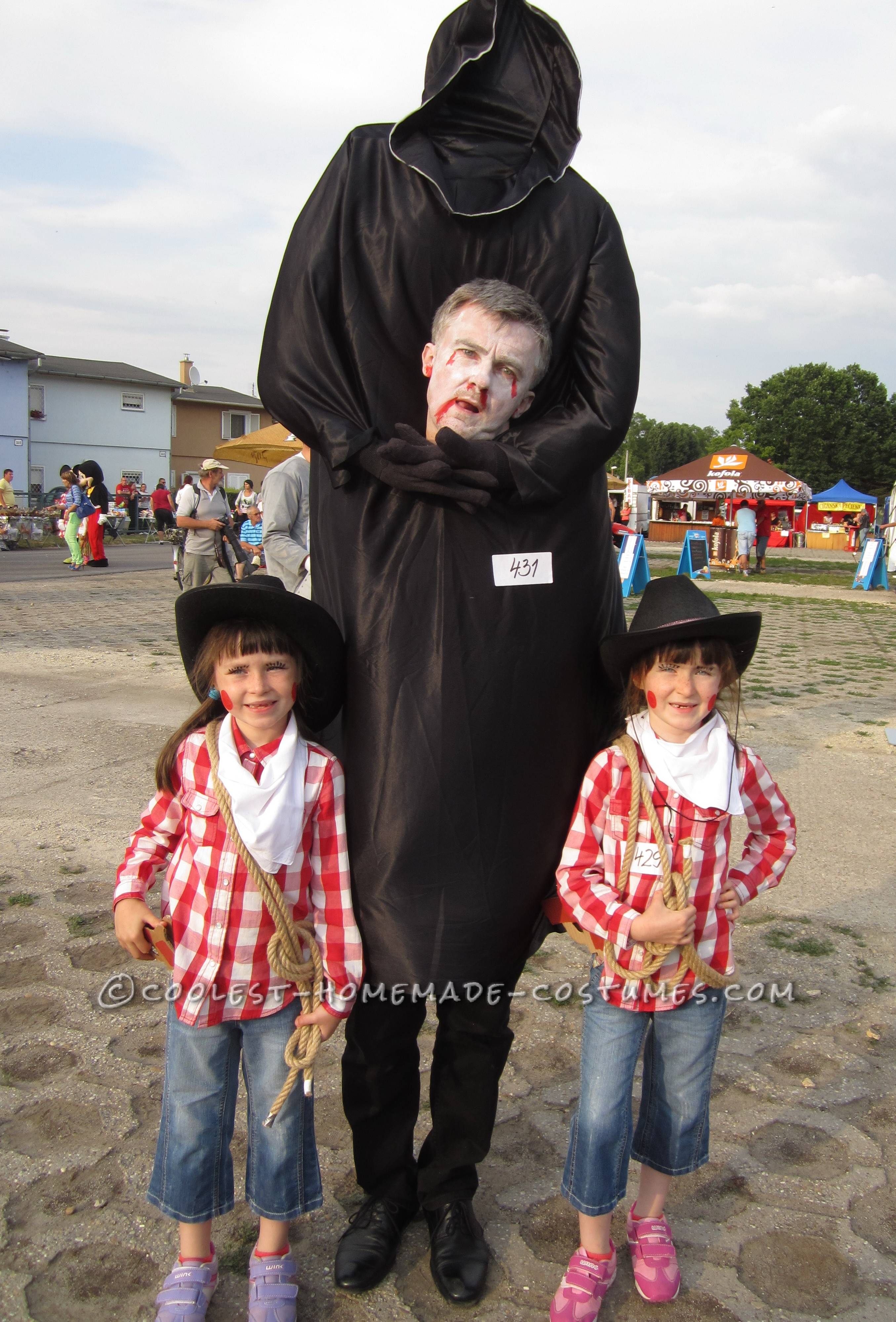 Homemade Headless Optical Illusion Costume