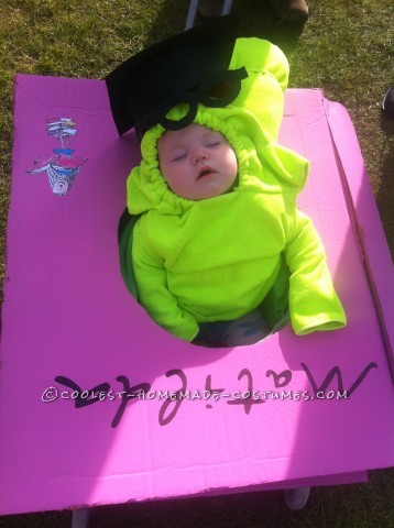 Cutest Homemade Baby Bookworm Costume