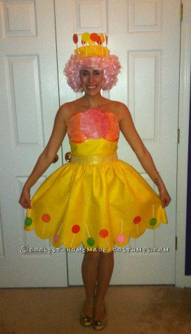 Homemade Couple Costume - Princess Lolly and Lord Licorice from Candyland