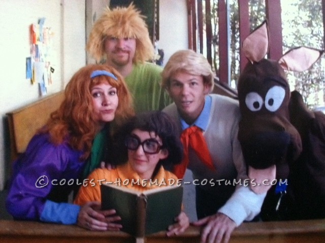 Coolest Homemade Scooby Doo and the Gang Halloween Costume