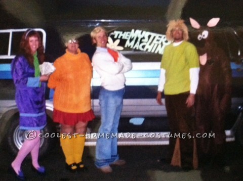 Coolest Homemade Scooby Doo and the Gang Halloween Costume