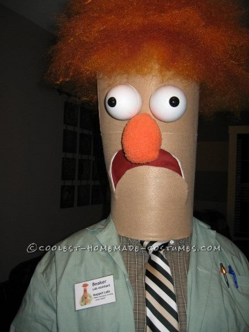 Homemade Beaker and Dr. Bunsen Honeydew Couple Costume