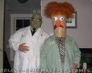 Homemade Beaker and Dr. Bunsen Honeydew Couple Costume