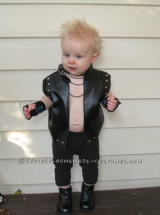 Coolest Last-Minute Baby Billy Idol Costume - Rock the Cradle of Love