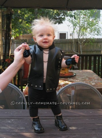 Coolest Last-Minute Baby Billy Idol Costume - Rock the Cradle of Love