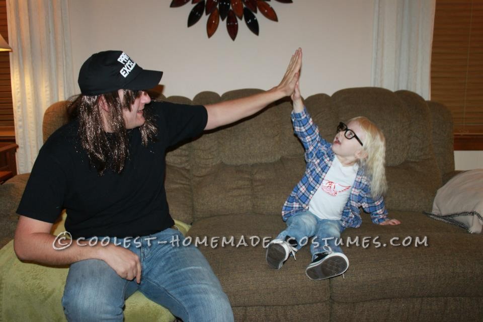 Schwing!! Homemade Wayne and Garth Adult and Kid Costume