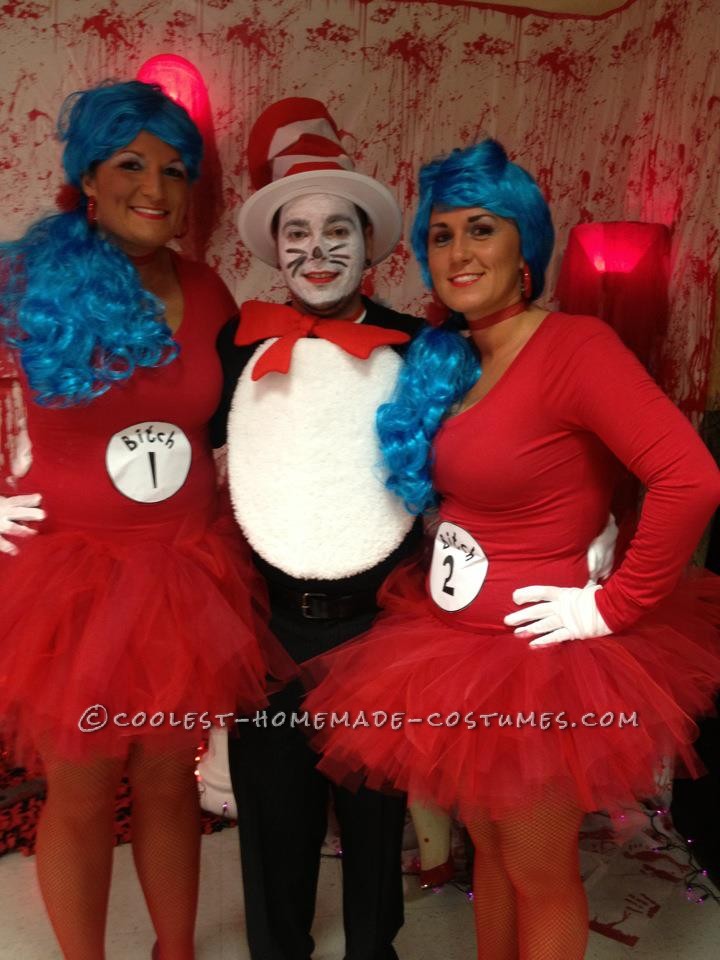 Coolest Thing One, Two and Cat in the Hat Group Costume