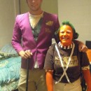 Homemade Willy Wonka and an Oompa Loompa Couples Costume
