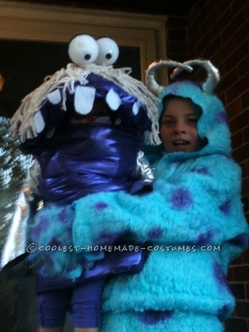 Adorable Boo and Sully from Monsters Inc. Toddler and Child Costumes