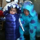 Adorable Boo and Sully from Monsters Inc. Toddler and Child Costumes