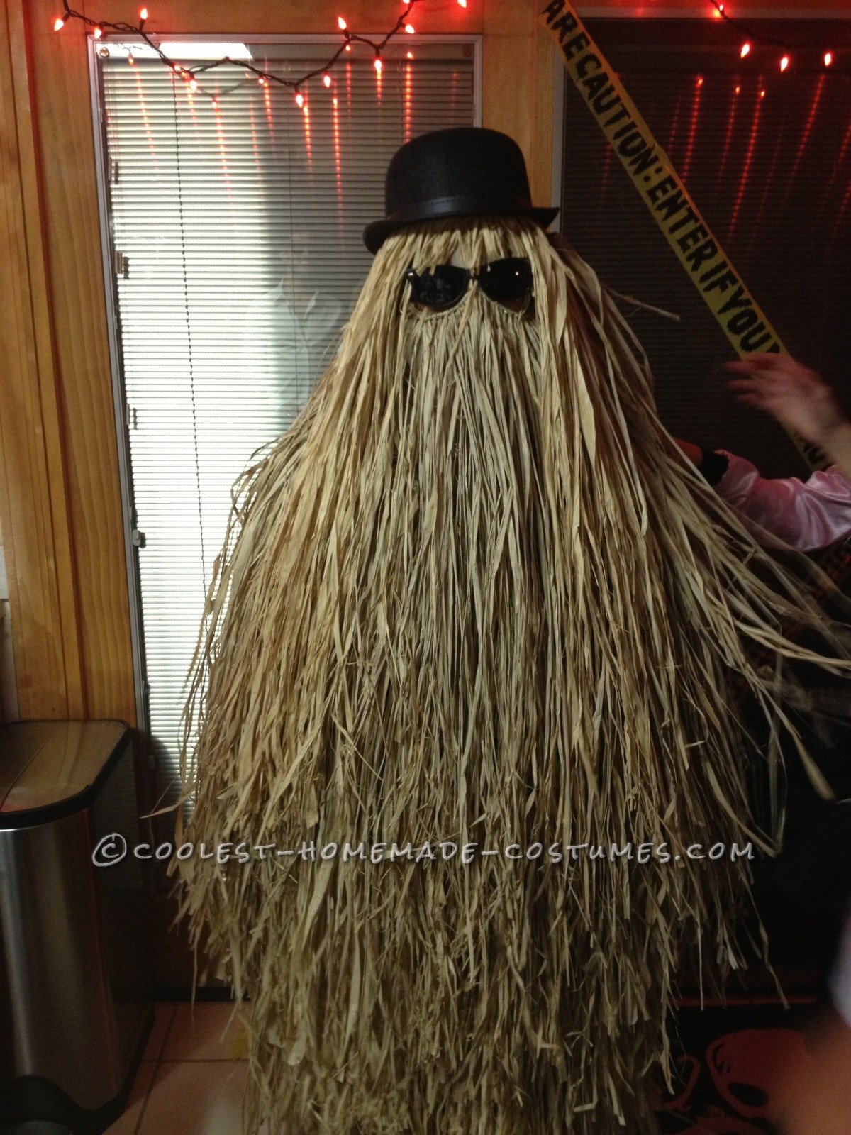 Super-Easy DIY Cousin Itt Costume from the Addams Family