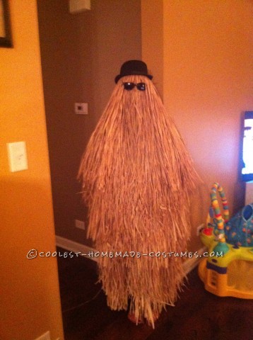 Super-Easy DIY Cousin Itt Costume from the Addams Family