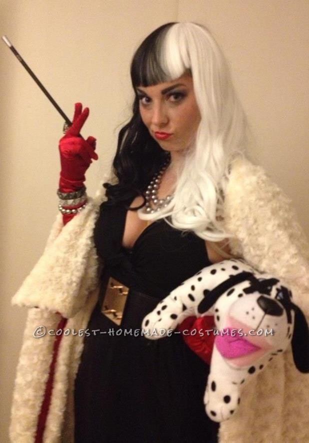 Coolest Homemade Cruella De Vil Costume